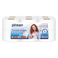 Pinson Ultra Mini İçten Çekmeli Tuvalet Kağıdı 12 Li 100 Mt