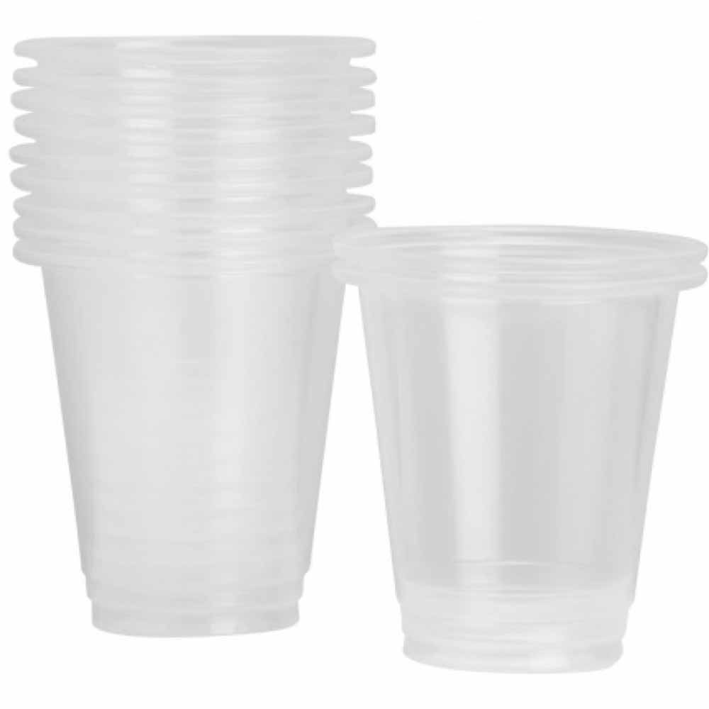 Plastik Bardak 180 Cc Şeffaf 100 Adet