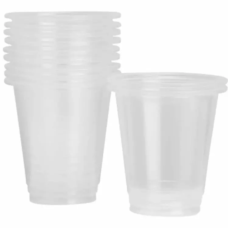 Plastik Bardak 180 Cc Şeffaf 100 Adet - Mercan Ambalaj