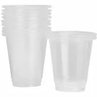 Plastik Bardak 180 Cc Şeffaf 100 Adet