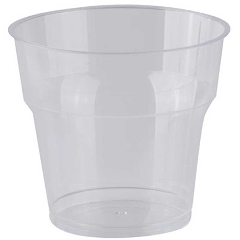 Plastik Kristal Kup Bardak 200 Ml 100 Adet