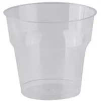 Plastik Kristal Kup Bardak 200 Ml 100 Adet