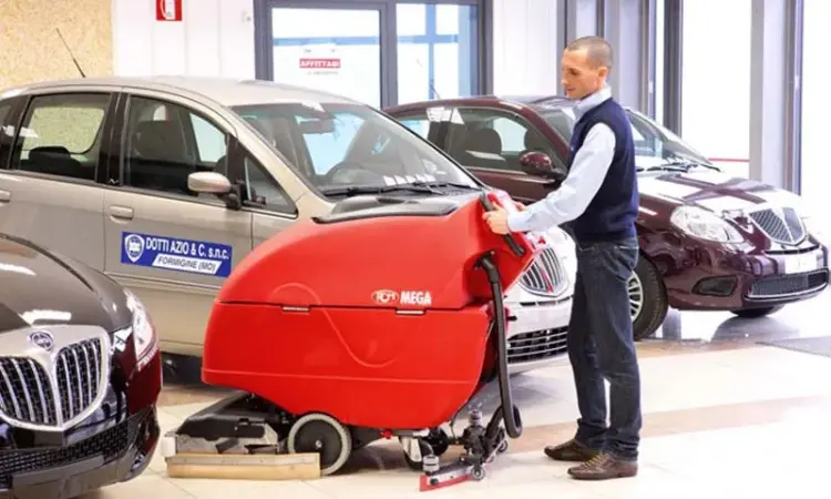 RCM Mega II 802 Profesyonel İticili Zemin Yıkama Makinesi - 4