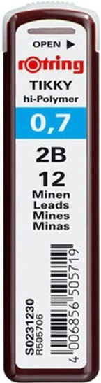 Rotring Min - Uç 0.7 mm 2B