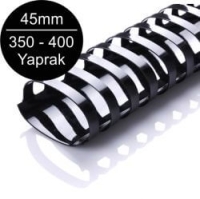 Sarff Plastik Spiral Delux Beyaz 45 mm 50 Li - Sarff
