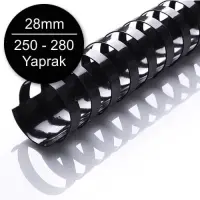 Sarff Plastik Spiral Delux Kırmızı 28 mm 50 Li