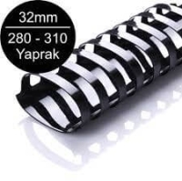 Sarff Plastik Spiral Delux Kırmızı 32 mm 50 Li - Sarff