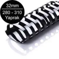 Sarff Plastik Spiral Delux Kırmızı 32 mm 50 Li