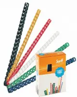 Sarff Plastik Spiral Delux Kırmızı 51 mm 50 Li