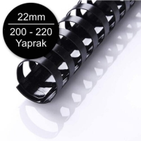 Sarff Plastik Spiral Delux Mavi 22 mm 50 Li - 1