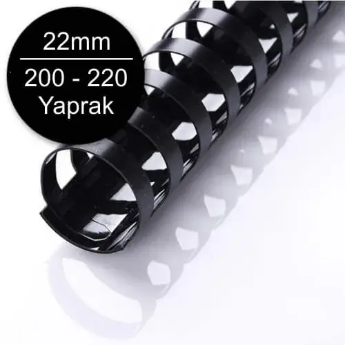 Sarff Plastik Spiral Delux Mavi 22 mm 50 Li - Sarff