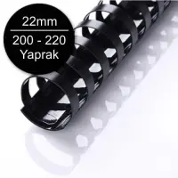 Sarff Plastik Spiral Delux Mavi 22 mm 50 Li