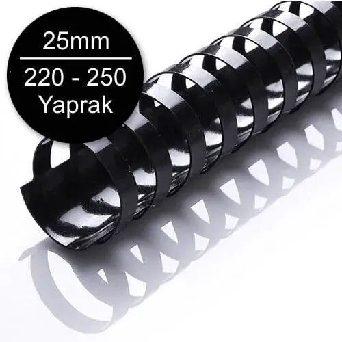 Sarff Plastik Spiral Delux Mavi 25 mm 50 Li - 1