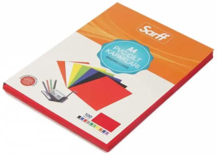 Sarff Pvc Turuncu A3 Opak Cilt Kapağı 100 Lü - 1