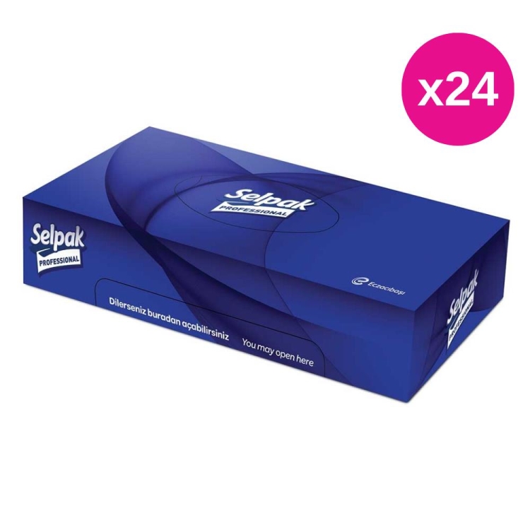 Selpak Professional Premium Kutu Mendil 50 Li 24 Paket 