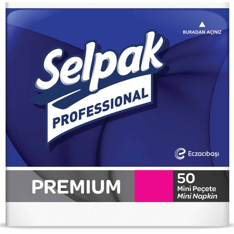 Selpak Professional Premium Mini Peçete 50 Li 24x24 cm 