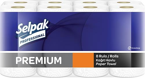 Selpak Professional Premium Rulo Havlu 8 Li Paket 