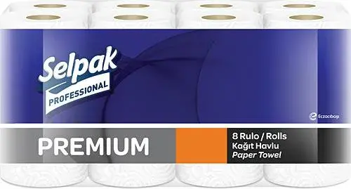 Selpak Professional Premium Rulo Havlu 8 Li Paket - 1