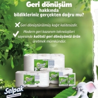 Selpak Professional Recycled Jumbo Tuvalet Kağıdı 12 Li 150 Mt - 4