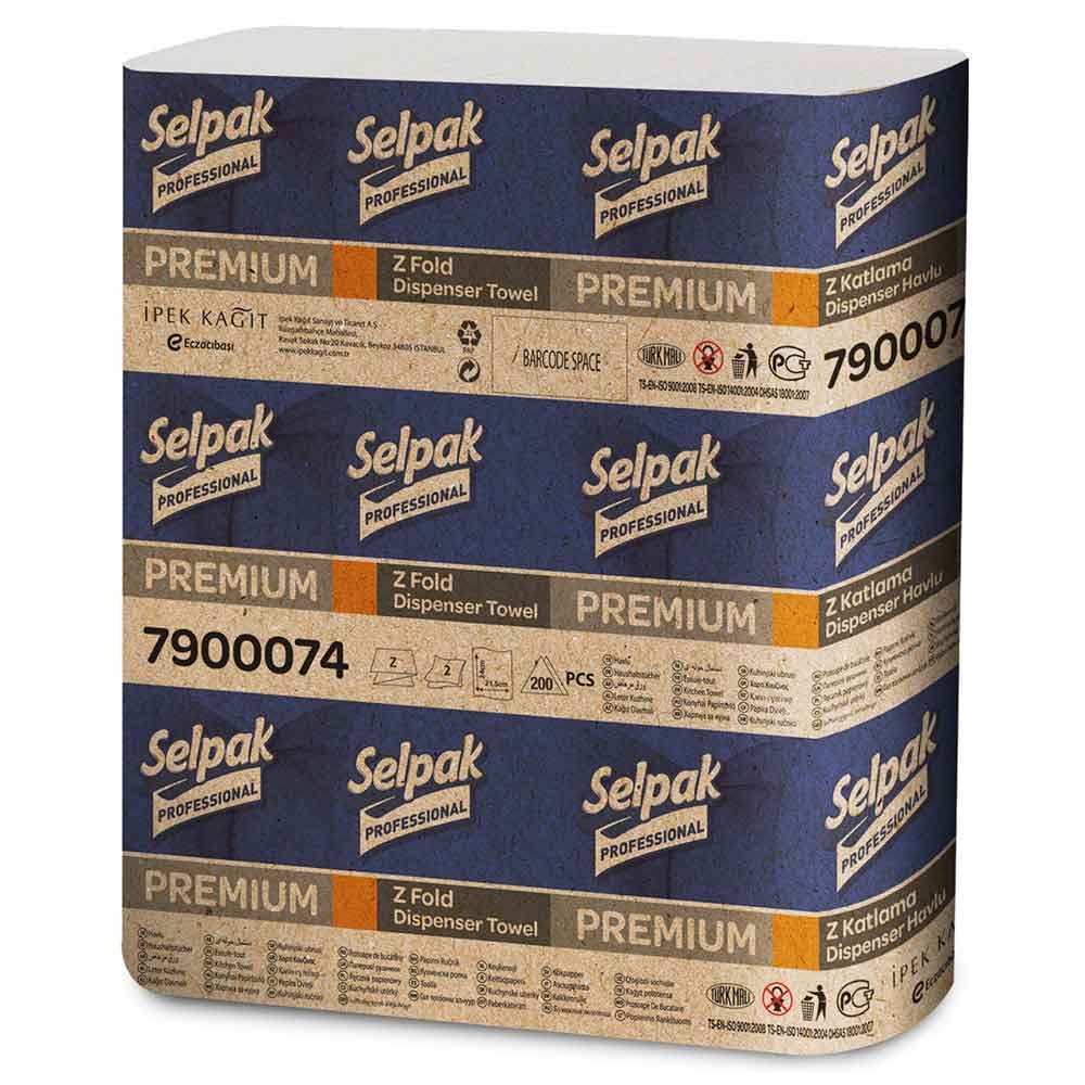 Selpak Professional Ultra Z Katlama Havlu 200 Yaprak 20 Li