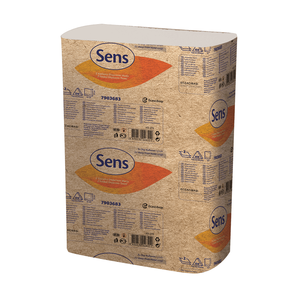 Sens Z Katlama Dispenser Havlu 150 Li 12 Paket