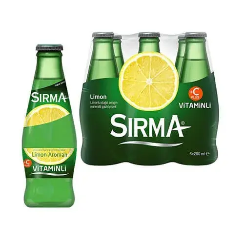 Sırma C-Plus Limonlu Maden Suyu 200 Ml 24 Lü - 1