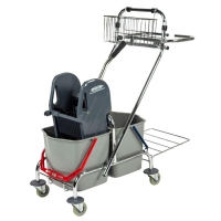 Sprintus Çift Kovalı Presli Krom Pro Temizlik Arabası 17 Lt - 4