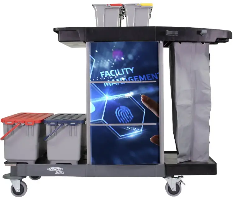 Sprintus MatriX Kilitli Temizlik Arabası - 4