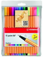 Stabilo Gliss Keçeli Kalem Point 88 15 Li 10+5 Askılı Paket 8815-1
