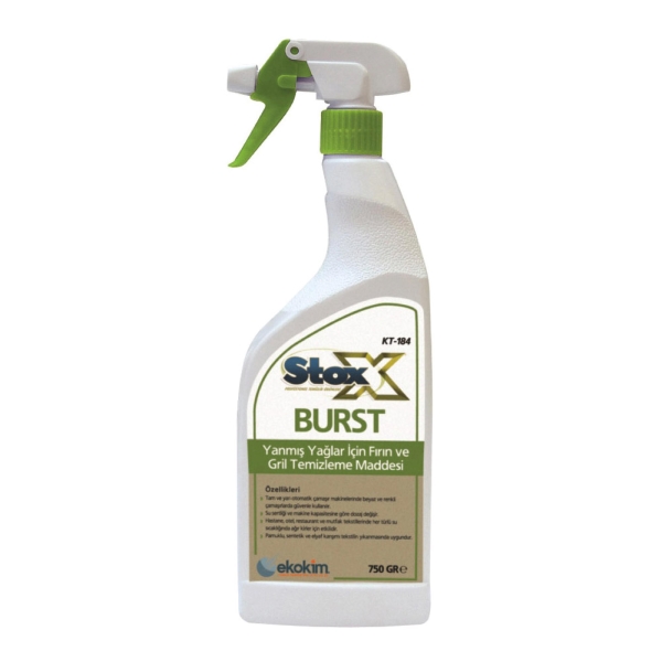 Stox Burst KT-184 Yanmış Yağlarda Fırın ve Gril Temizleyici 750 Ml 