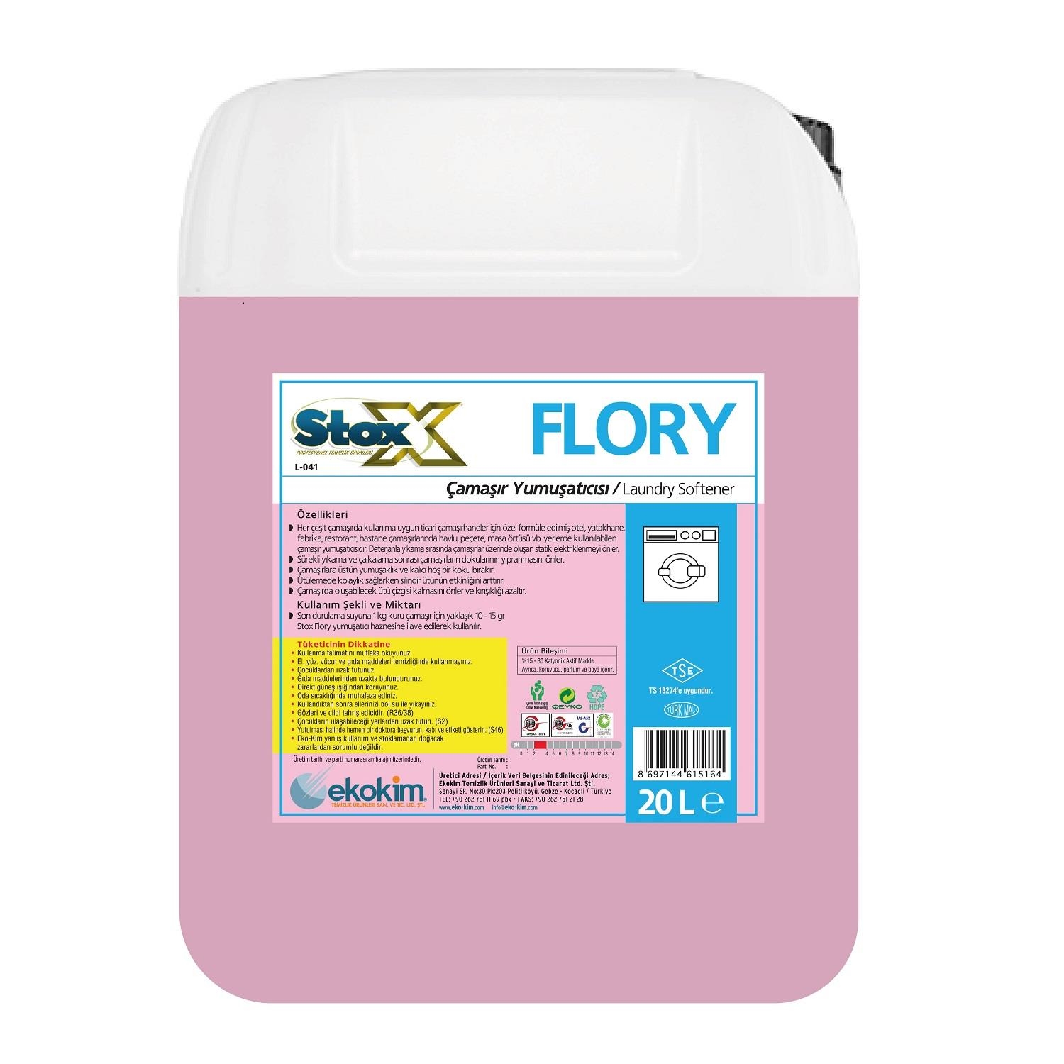 Stox Flory Çamaşır Yumuşatıcı Pembe 20 Kg