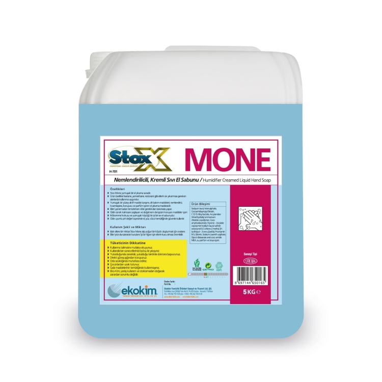 Stox Mone Nemlendirici Kremli Sıvı El Sabunu 5 Kg 