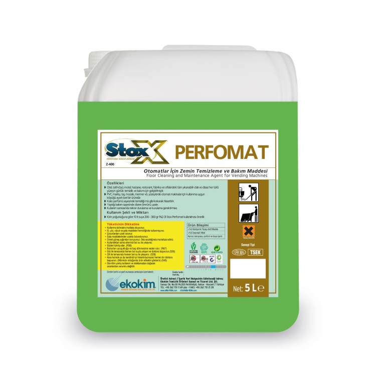 Stox Perfomat Otomatlarda Alkali Ağır Kir ve Cila Sökücü 5 Kg 