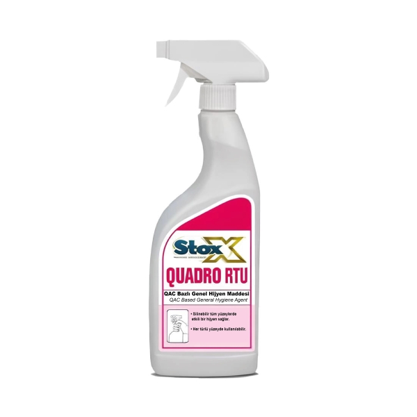 Stox Quadro Rtu Qac Bazlı Hijyenik Temizleyici 750 Ml 