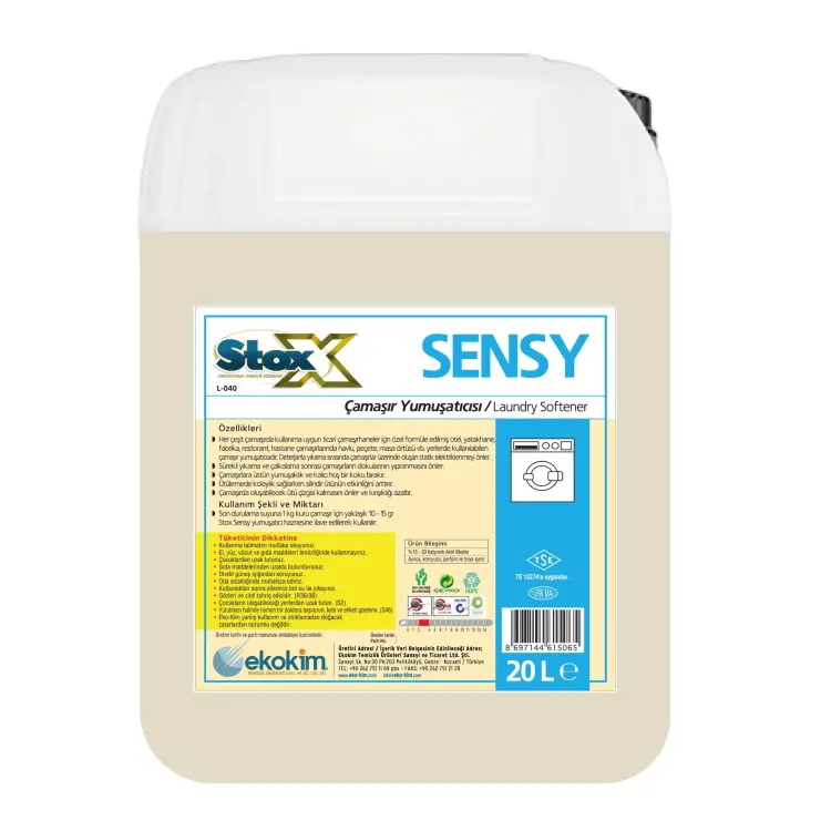 Stox Sensy Çamaşır Yumuşatıcı Beyaz 20 Kg - 1