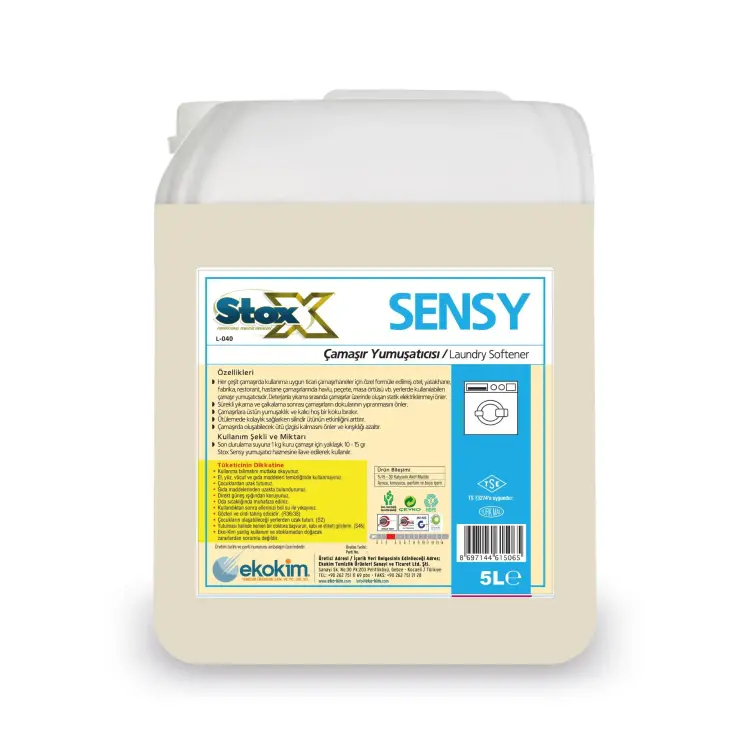 Stox Sensy Çamaşır Yumuşatıcı Beyaz 5 Kg - 1