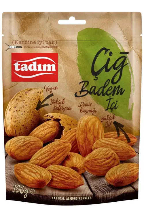 Tadım Çiğ Badem İçi 180 Gr - 1