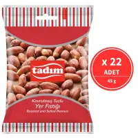 Tadım Kavrulmuş Tuzlu Yer Fıstığı 45 Gr 22 Adet - 1