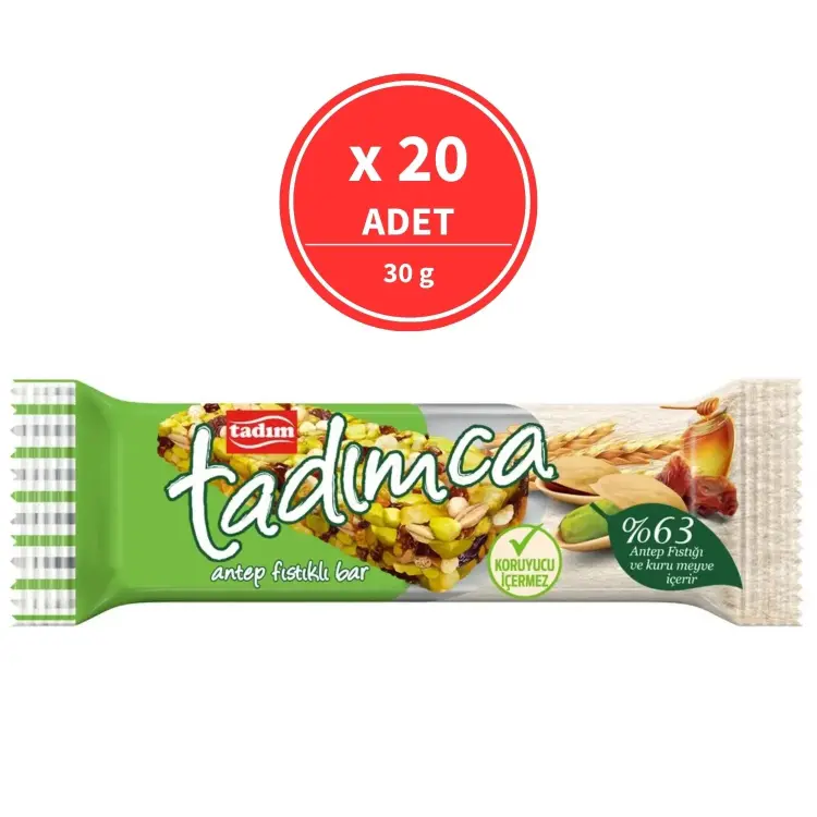Tadım Tadımca Antep Fıstıklı Bar 30 Gr 20 Adet - 3