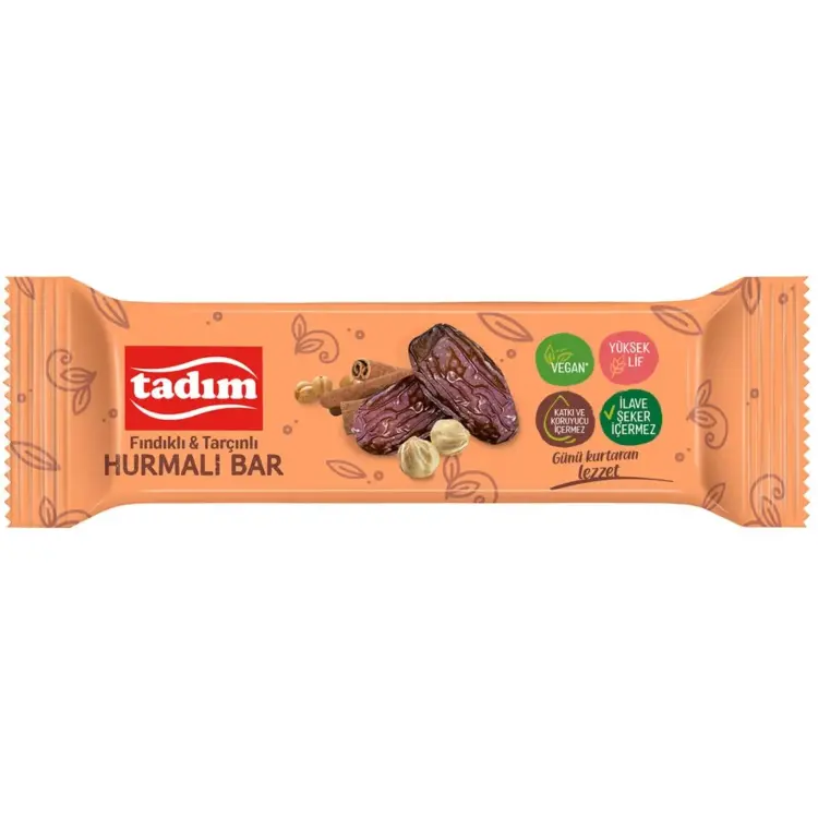 Tadım Tadımca Fındık ve Tarçınlı Hurma Bar 40 Gr 20 Adet - 2