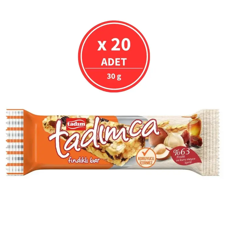 Tadım Tadımca Fındıklı Bar 30 Gr 20 Adet - 3