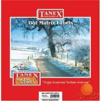 Tanex 17x25 mm Bilgisayar Etiketi