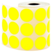 Tanex 20 mm Sarı Nokta Etiketi 2500 Lü - Tanex