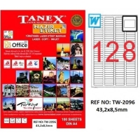 Tanex Lazer Etiket TW-2096 43.2x8.5 mm 100 Adet - 1