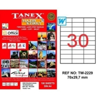 Tanex Lazer Etiket TW-2229 70x29.7 mm 100 Adet - 1