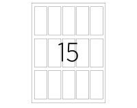 Tanex TW-2238 Lojistik Etiket 37×85 mm 100 Adet - 2
