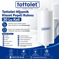 Tottolet Hijyenik Klozet Poşeti Rulosu 30 Lu Koli