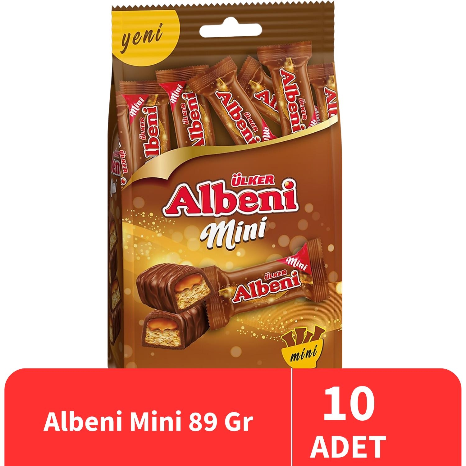 Ülker Albeni Mini Atıştırmalık Bisküvi 89 Gr 10 Paket