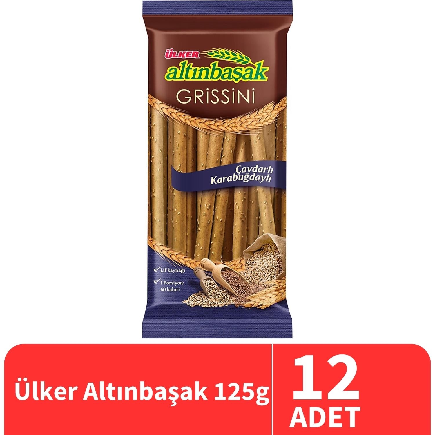 Ülker Altınbaşak Çavdarlı Grissini 125 Gr 12 Adet