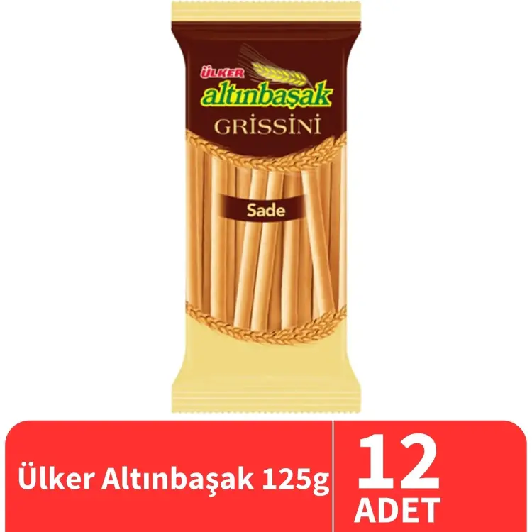 Ülker Altınbaşak Grissini 125 Gr 12 Adet - 1